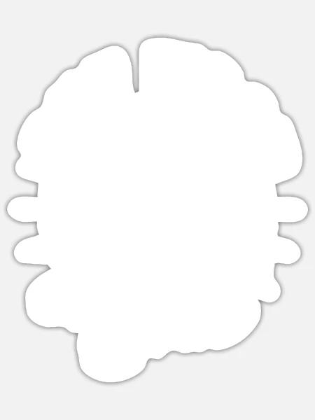 Aber zuerst, Tee - Tee - Sticker Größe S (10 x 10 cm) - Mattweiß