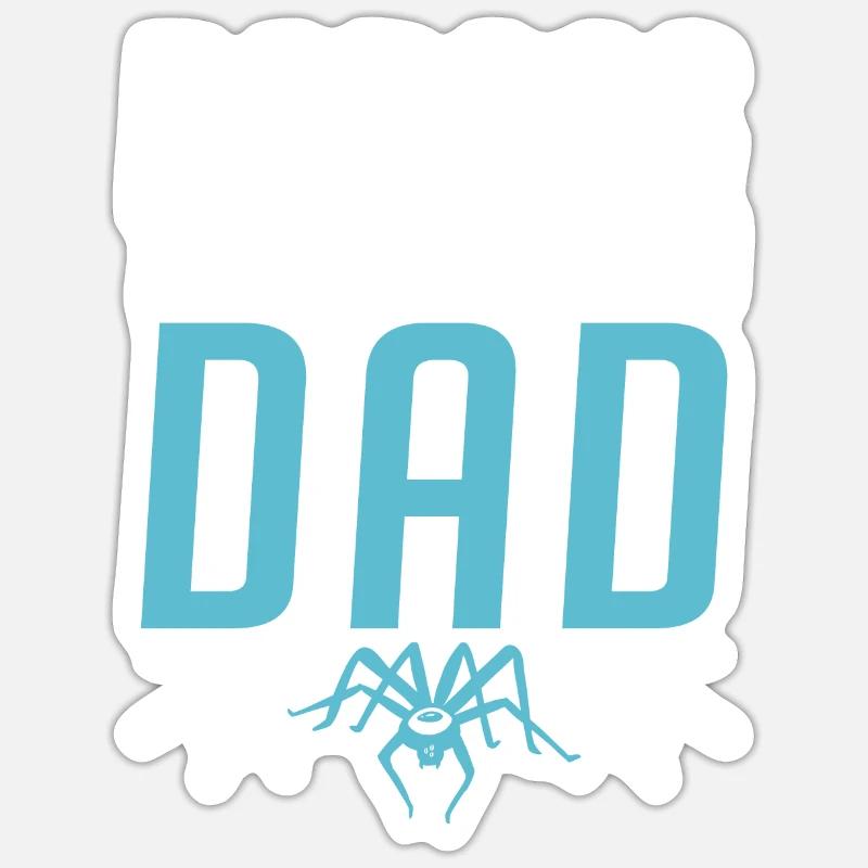 Spider Lover Geschenke Sticker Größe S (10 x 10 cm)