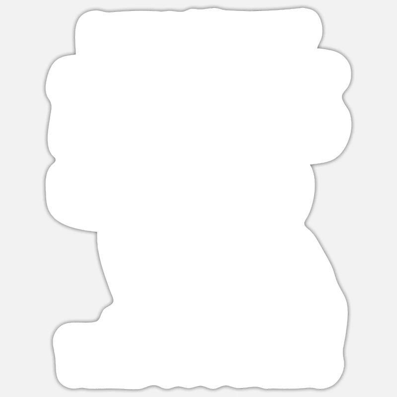 American Bully - Sticker size S (10 x 10 cm) - white matte