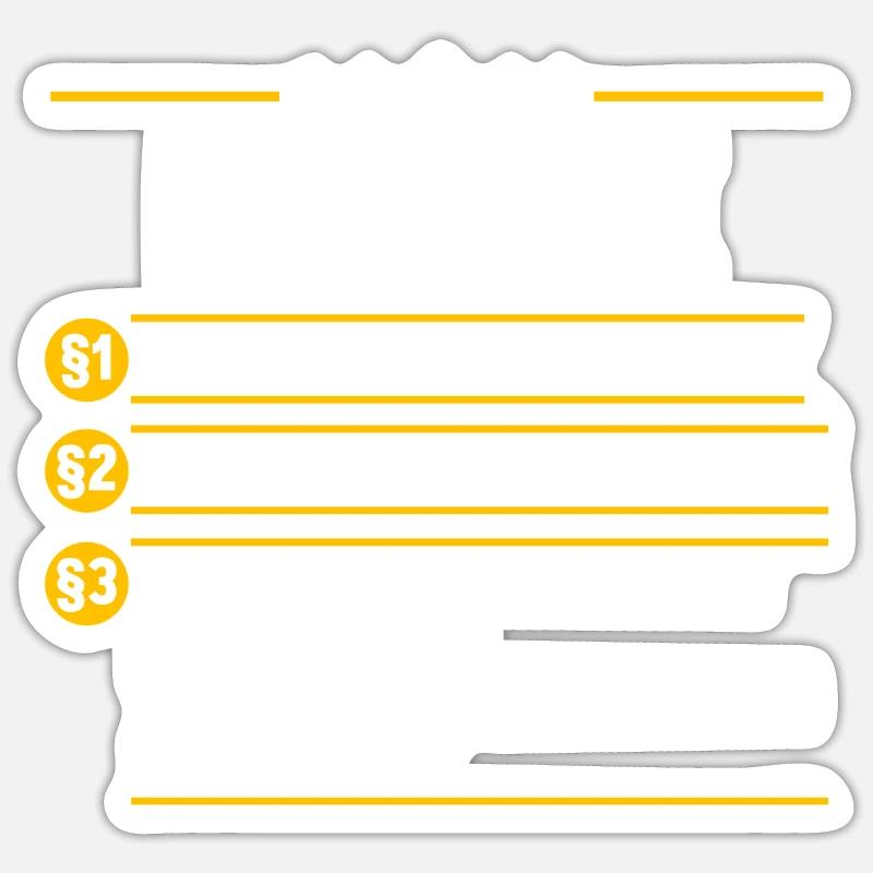 Sticker Größe S (10 x 10 cm) - 