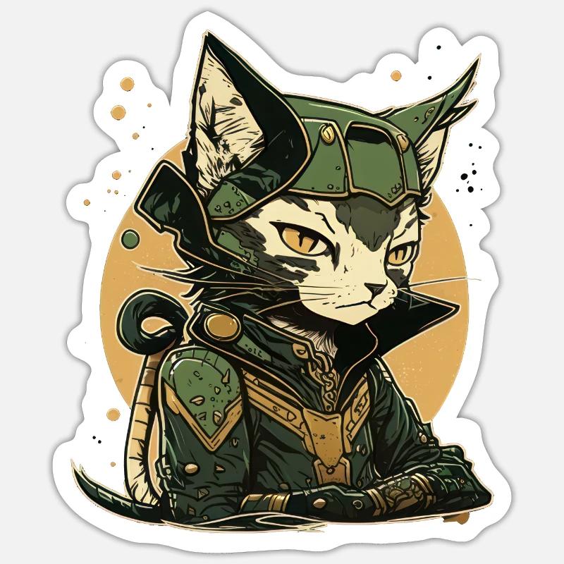 Loki Cat - Le chat de Loki Sticker taille S (10 x 10 cm)