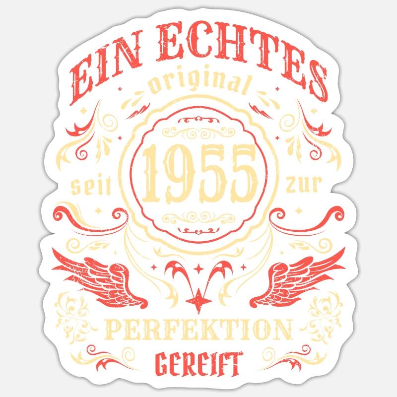 1955 Ein echtes Original seit 1955 Sticker Größe S (10 x 10 cm)