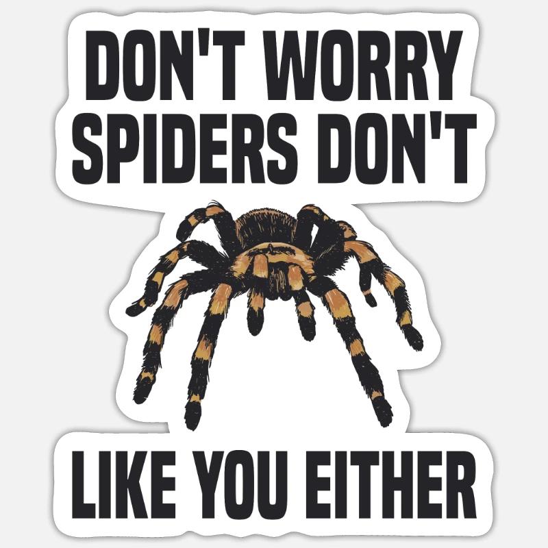 Tarentule Arachnide de compagnie Sticker taille S (10 x 10 cm)