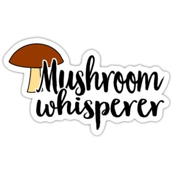 Mushroom Picker Mushroom Mushroom Hunters Mushroom Lovers Mushroom Farm - Sticker size S (10 x 10 cm) - white matte - Front