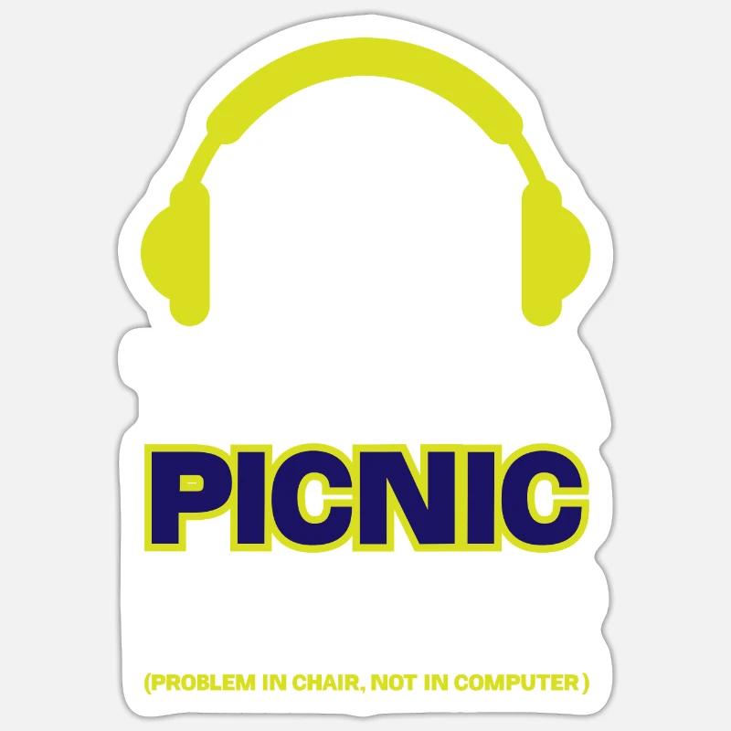 Dies ist ein Picknick-Fehler. (Problem Im Vorsitz, nicht im Vorsitz) - Sticker Größe S (10 x 10 cm) - Mattweiß