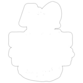 40 Jahre Rad ab Huiii Geschenk 40. Geburtstag - Sticker Größe S (10 x 10 cm) - Mattweiß - Vorne