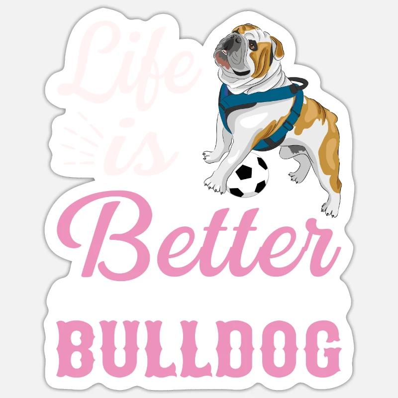 Life is Better - Sticker size S (10 x 10 cm) - white matte