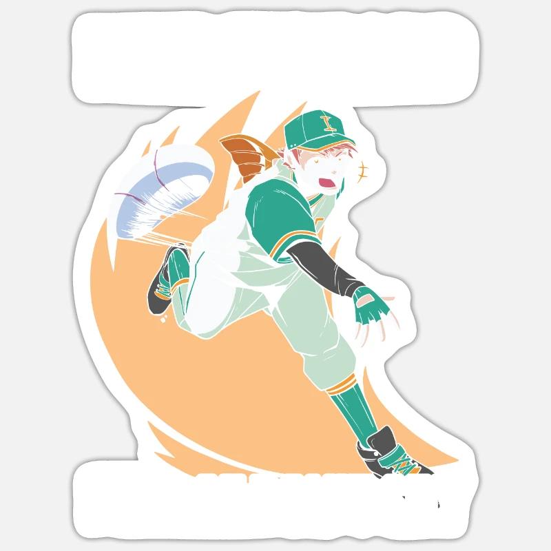Baseball Player Baseball Coach Baseball Pitcher Sticker size S (10 x 10 cm)