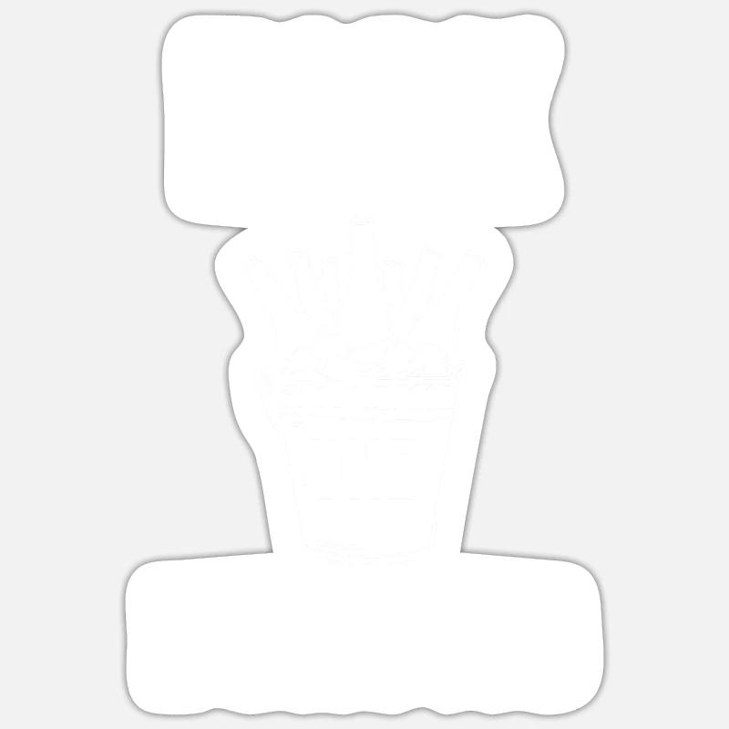 Dick Und Durstig Bier Sticker Größe S (10 x 10 cm)