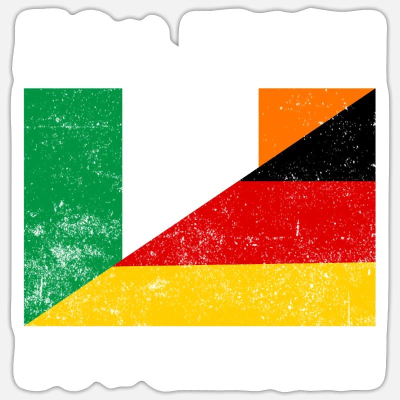 Saint Patricks Day 47 - Sticker Größe S (10 x 10 cm) - Mattweiß