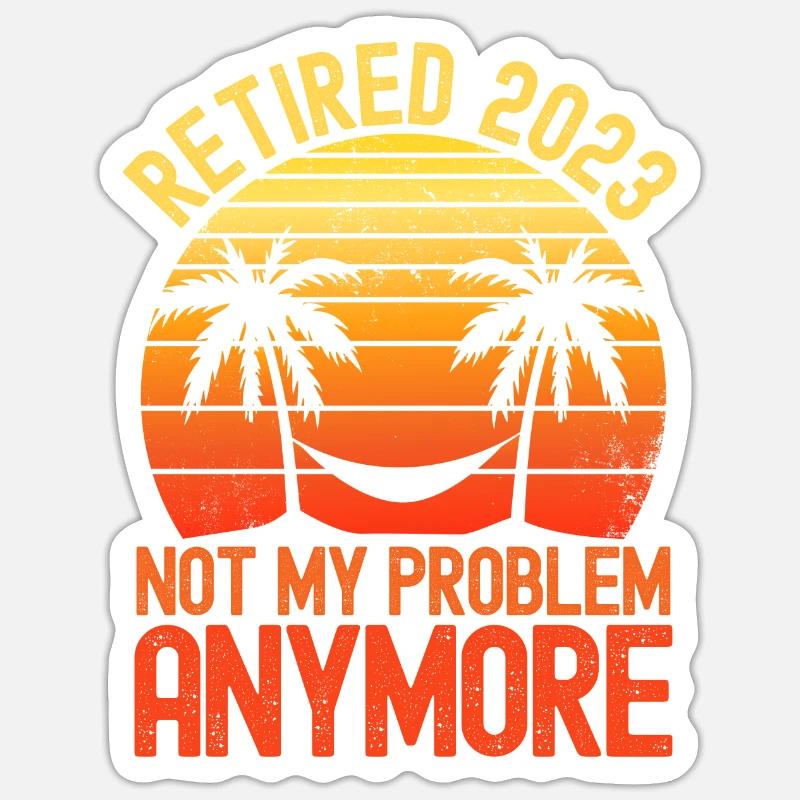 Retired 2023 - Sticker size S (10 x 10 cm) - white matte