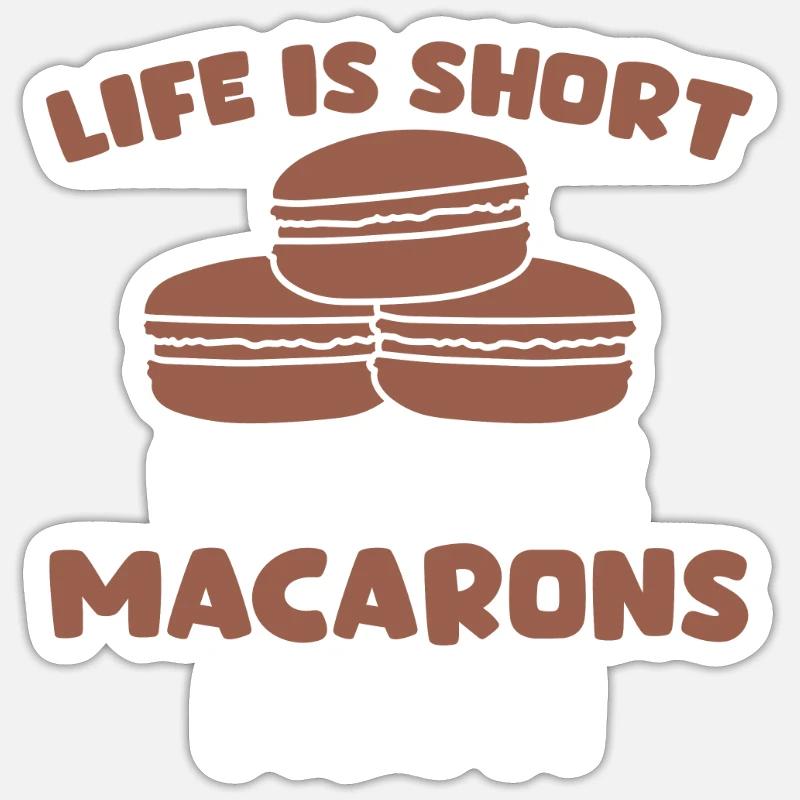 Fun Macaron Fun Sticker taille S (10 x 10 cm)