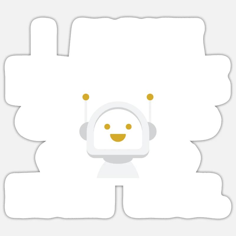 I Make Robotics Look Cool For Robotic Engineers Sticker Größe S (10 x 10 cm)