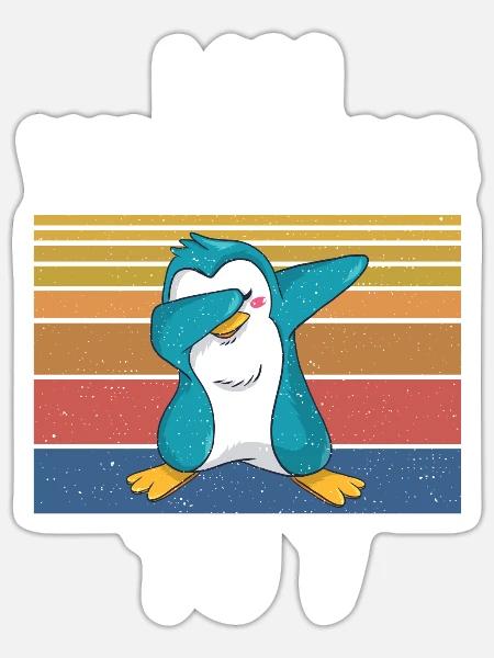 Pinguinliebhaber Pinguin Geschenke - Sticker Größe S (10 x 10 cm) - Mattweiß