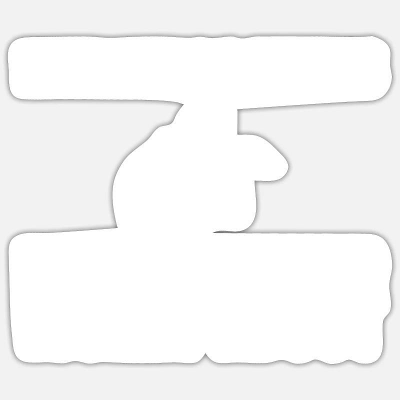 Tarentule Arachnide de compagnie - Sticker taille S (10 x 10 cm) - blanc mat