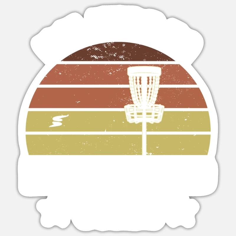 Frisbeegolf Discgolf Sticker Größe S (10 x 10 cm)