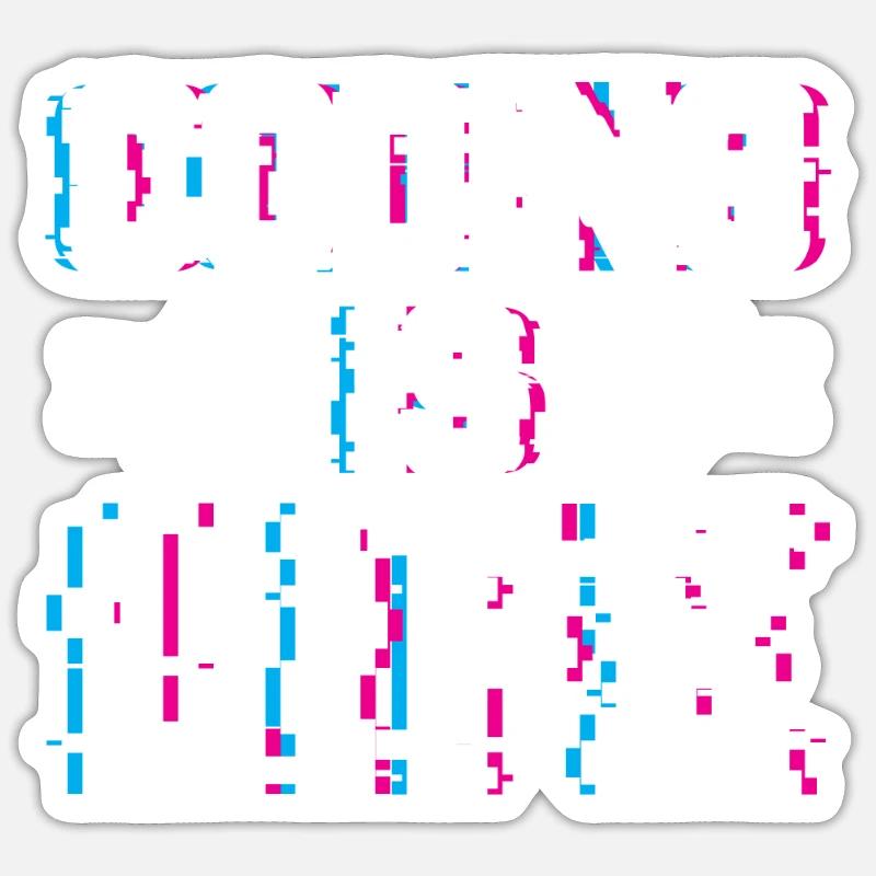 Le codage est un code de codeur programmeur de vie Sticker taille S (10 x 10 cm)