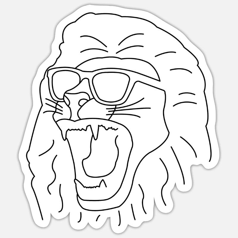 Sticker taille S (10 x 10 cm) - 
