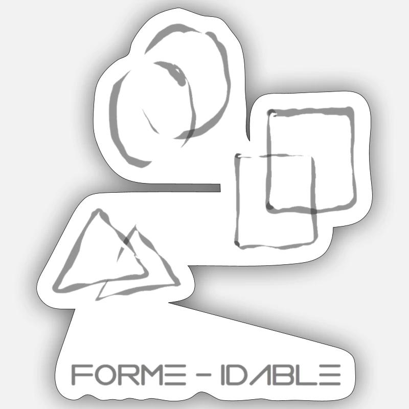 Forme Idable removebg Sticker taille S (10 x 10 cm)