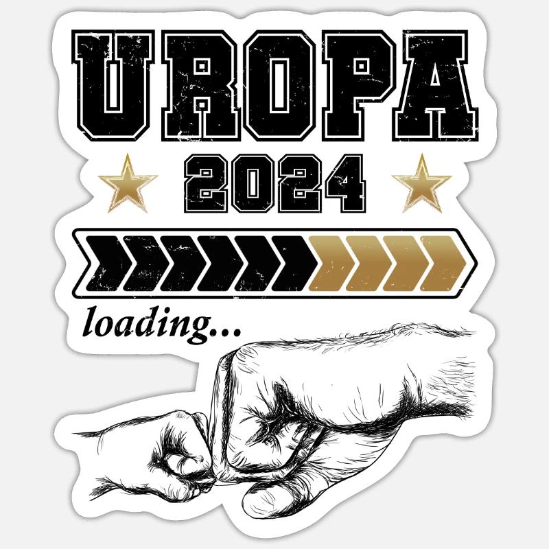 Werdender Uropa Loading 2024 Sticker Größe S (10 x 10 cm)
