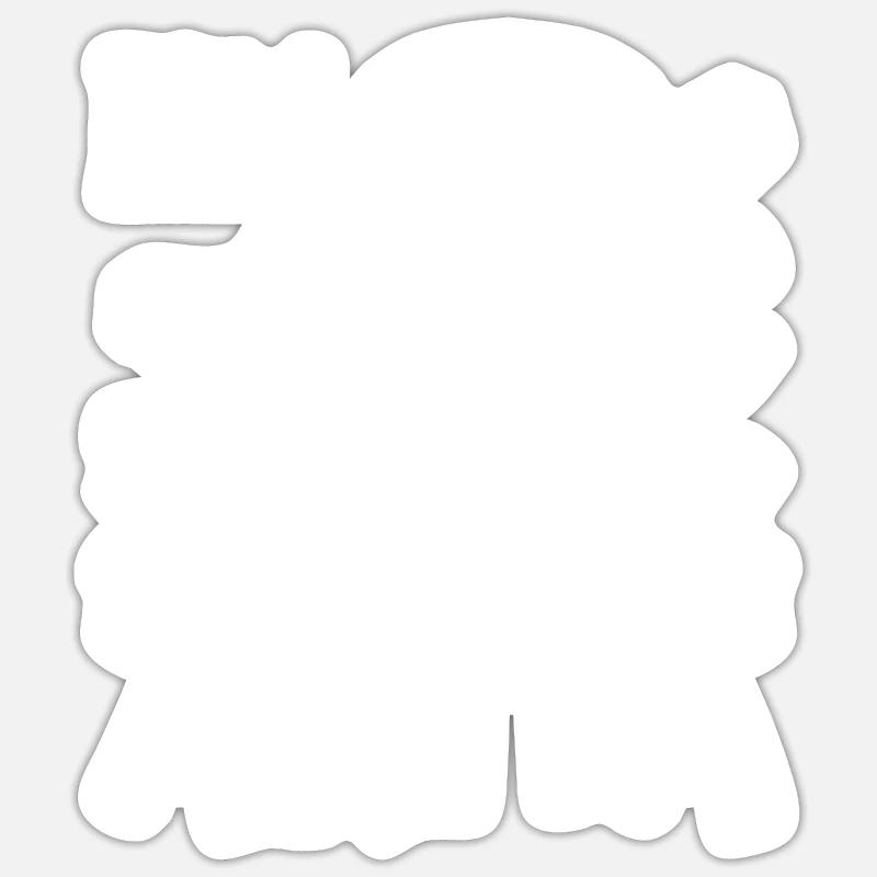 Aktia - Sticker taille S (10 x 10 cm) - blanc mat