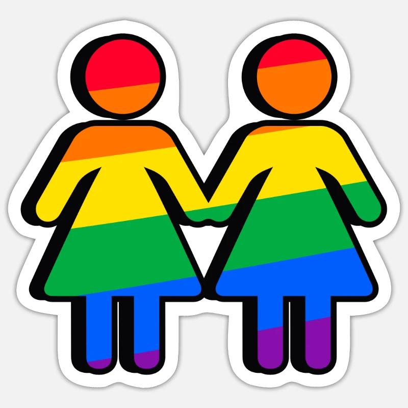 Pride - Sticker Größe S (10 x 10 cm) - Mattweiß