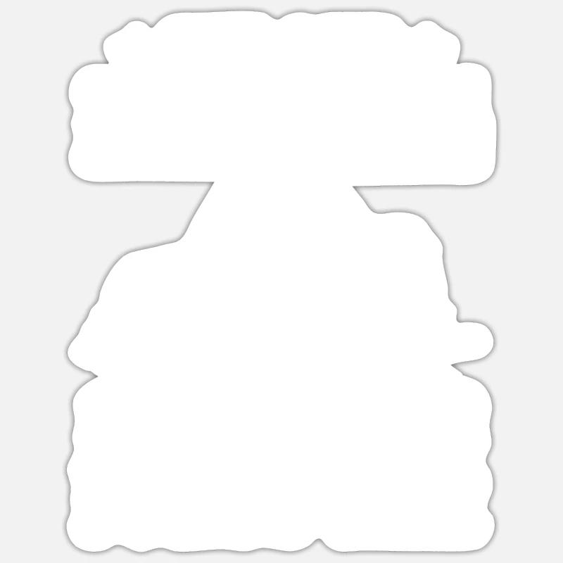 Sie sagte: "Angeln oder ich" Manchmal vermisse ich Sticker Größe S (10 x 10 cm)