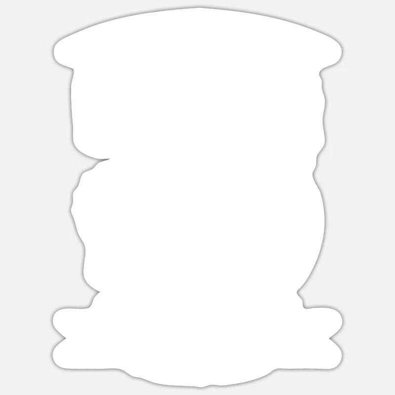 Sie sagte: "Angeln oder ich, manchmal vermisse ich Sticker Größe S (10 x 10 cm)