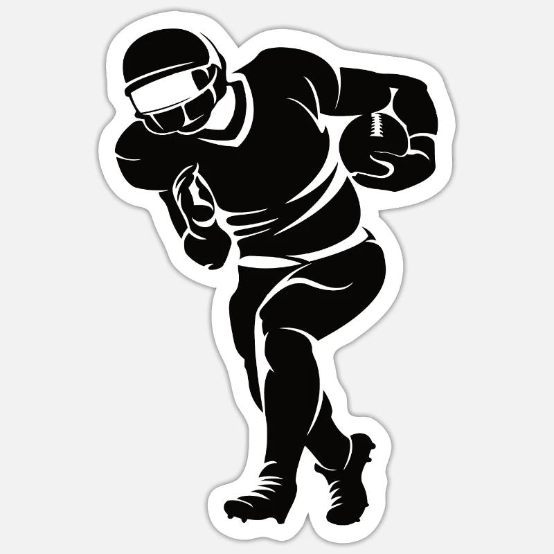 Foundlux, FOOTBALL, "QUARTERBACK - PLAYMAKER Sticker size S (10 x 10 cm)