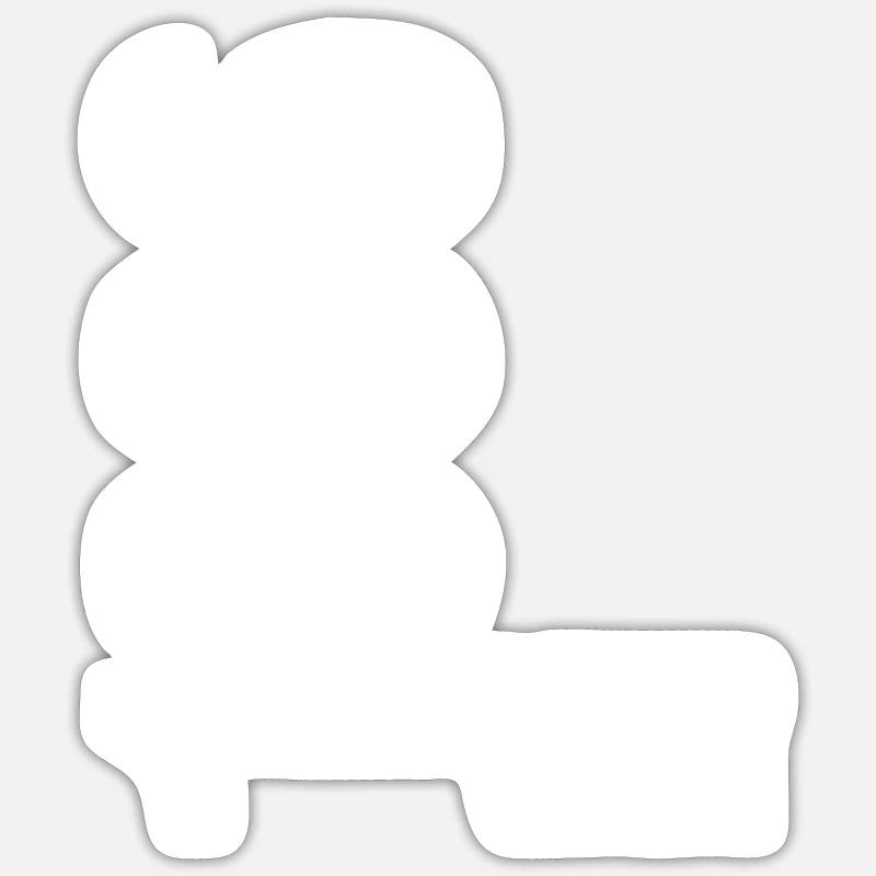 1996 Édition limitée - Sticker taille S (10 x 10 cm) - blanc mat