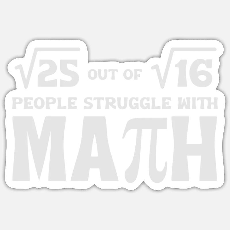 Mathematics Math Teacher Pi Equation Sticker size S (10 x 10 cm)