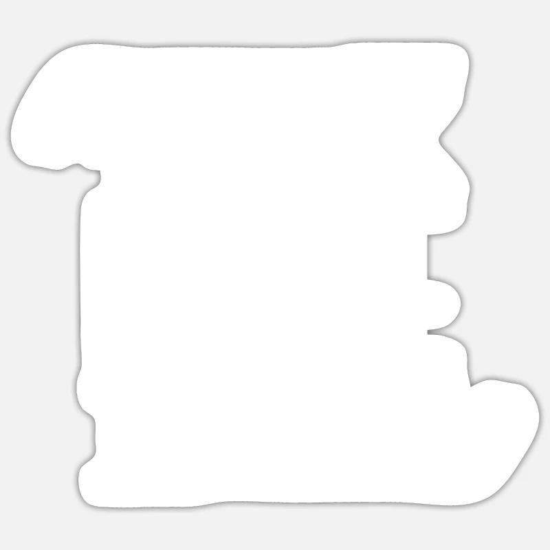 Jeu de mots de golf Sticker taille S (10 x 10 cm)