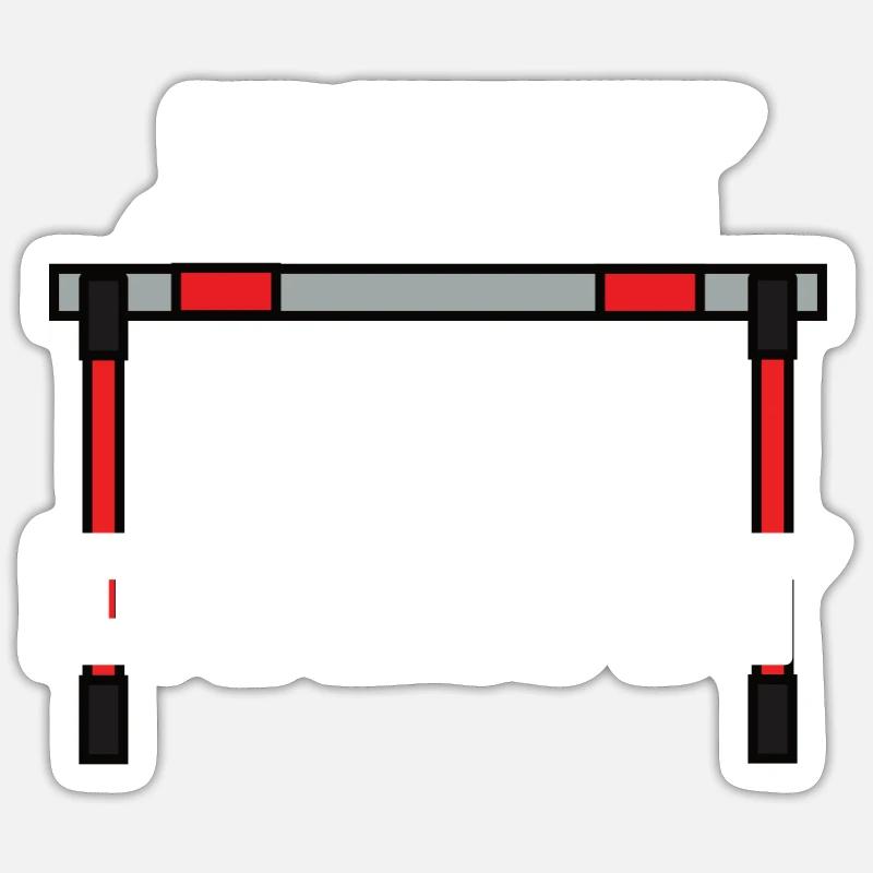 Athlétisme Athlétisme Coureurs Course Cadeau Sticker taille S (10 x 10 cm)