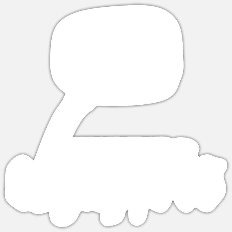 o'zapft mit Elektroauto - E-Auto Aufladen Spruch - Sticker Größe S (10 x 10 cm) - Mattweiß