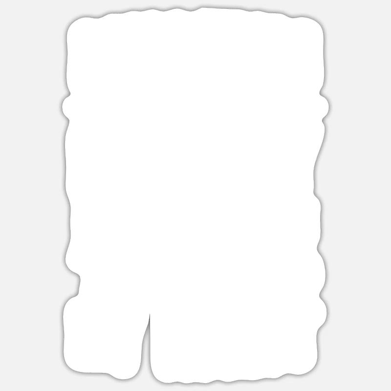 Musée Funny Design Musées - Sticker taille S (10 x 10 cm) - blanc mat