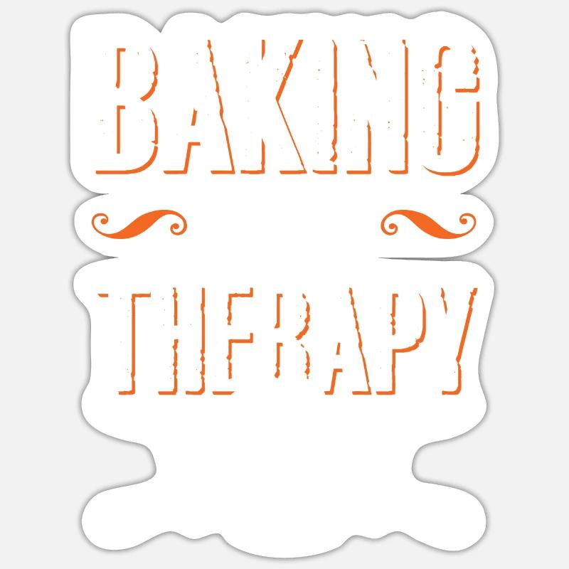 Therapy Baking Bakers Sticker size S (10 x 10 cm)