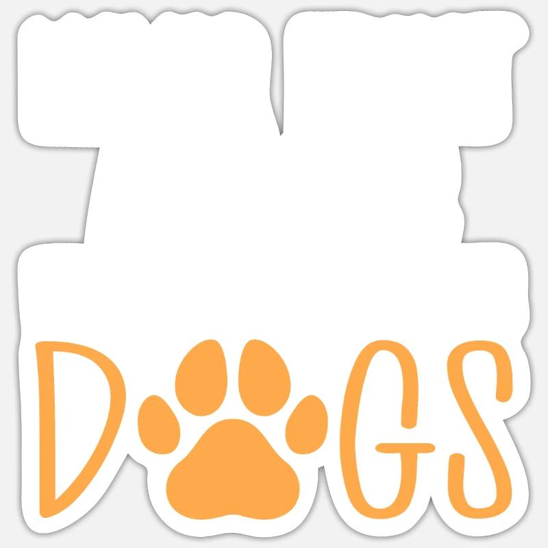 Beagle Geschenk Beagle Besitzer - Sticker Größe S (10 x 10 cm) - Mattweiß
