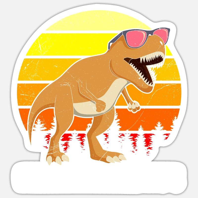 Omasaurus Grandma Muttertag Dinosaurier Fan Sticker Größe S (10 x 10 cm)
