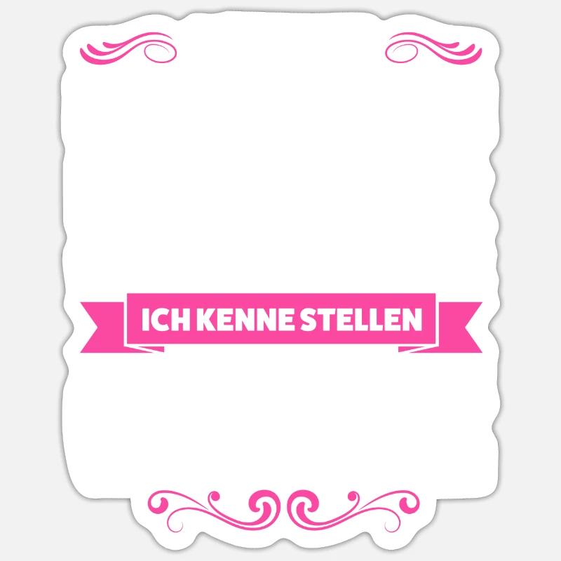 Krankenpfleger Beruf Pfleger Geschenk - Sticker Größe S (10 x 10 cm) - Mattweiß