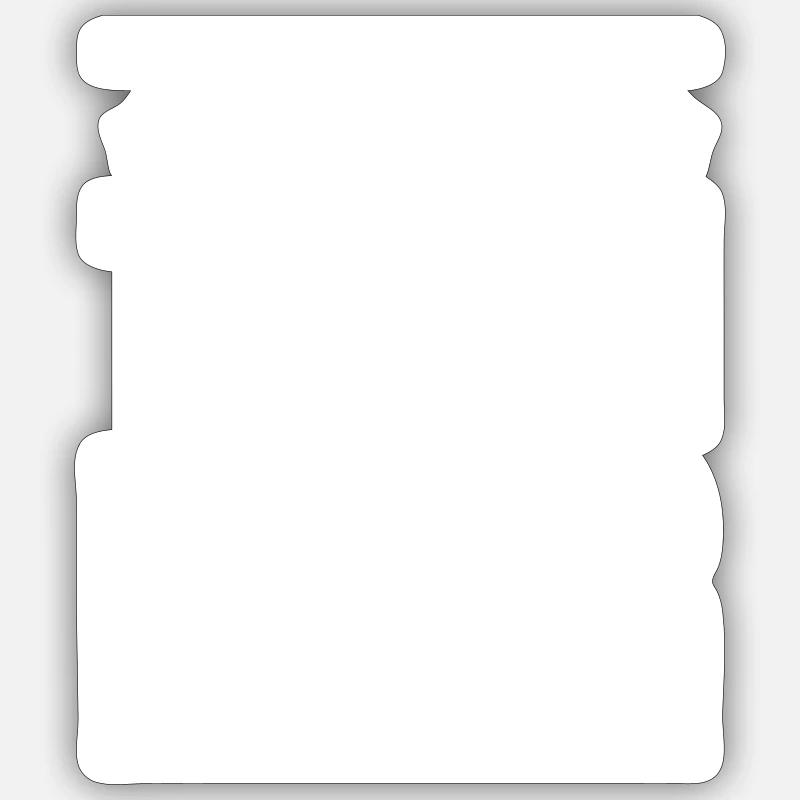 Beste Team Ever - Sticker Größe S (10 x 10 cm) - Mattweiß