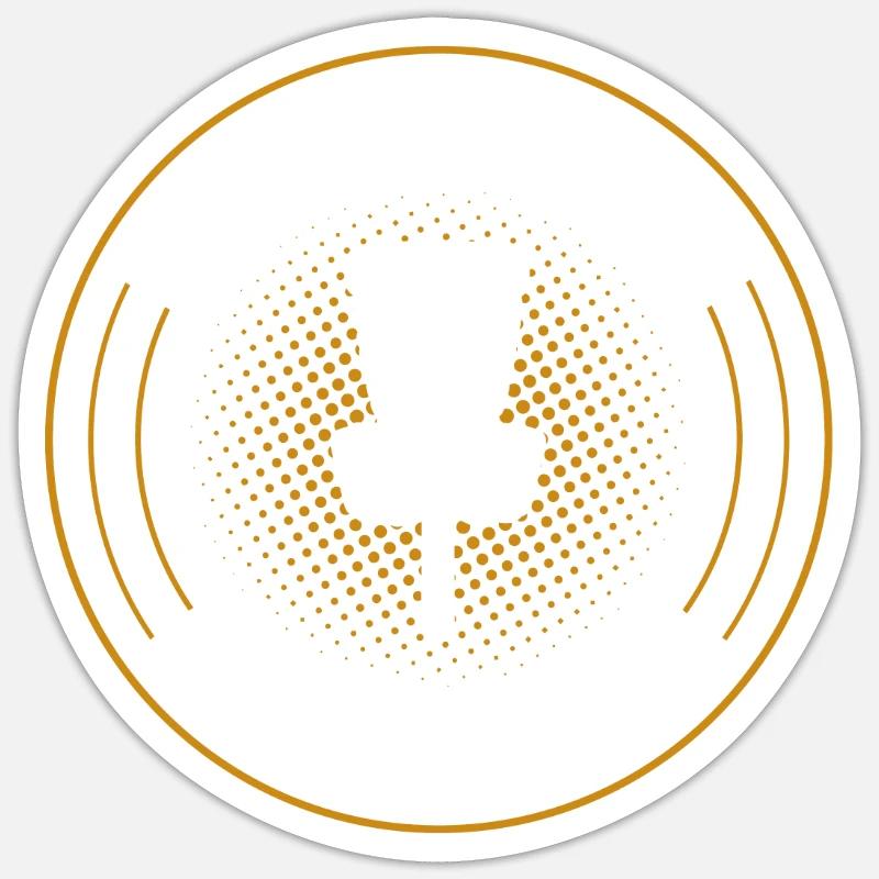 Discgolf Disc Golf Sticker Größe S (10 x 10 cm)