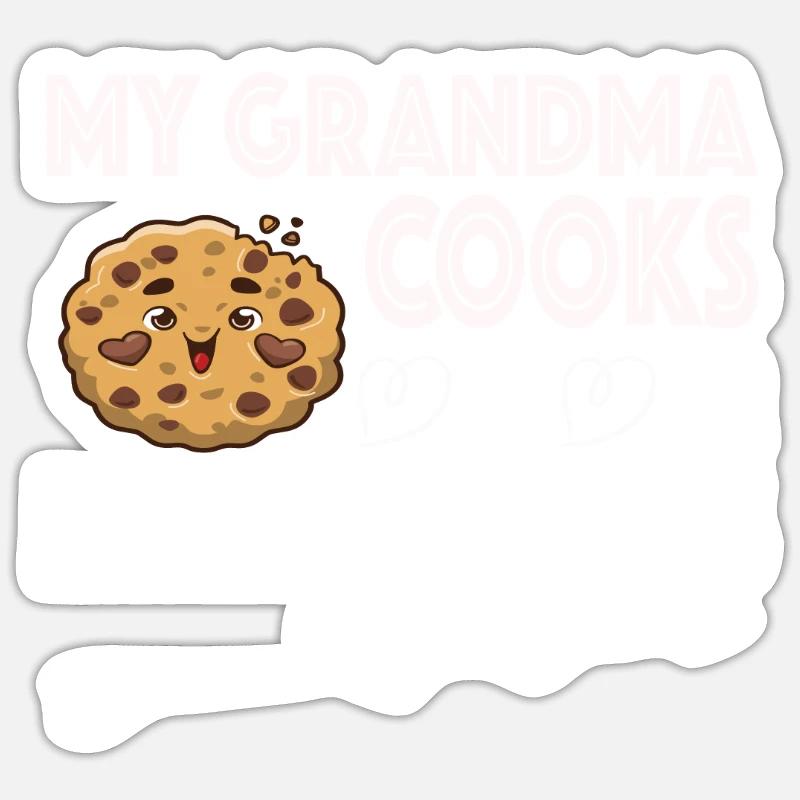 Oma Omi Großmutter Geschenkidee Sticker Größe S (10 x 10 cm)