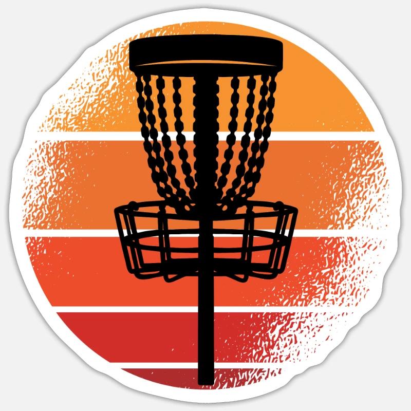 Disc Golf Discgolf Ultimate Discgolf Spieler Disc Sticker Größe S (10 x 10 cm)