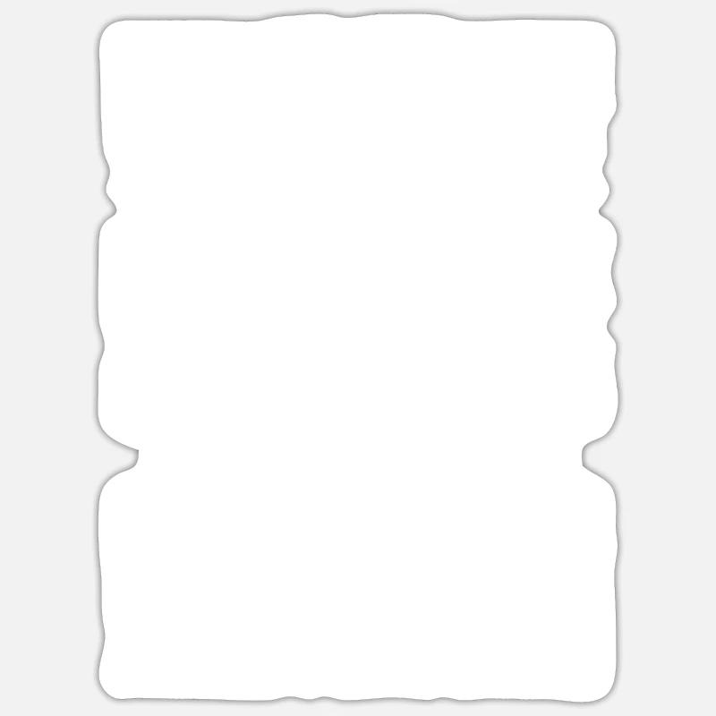 Intelligence artificielle - Drôle - Sticker taille S (10 x 10 cm) - blanc mat