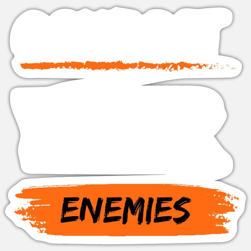 Compostez vos ennemis Sticker taille S (10 x 10 cm)