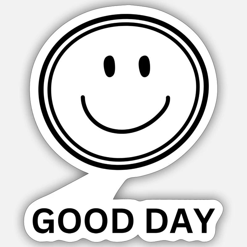 Good Day Sticker size S (10 x 10 cm)