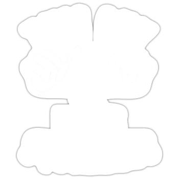 This guy loves squirrels - Sticker size S (10 x 10 cm) - white matte - Front