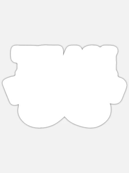 Scheidungsparty Team Ex Mann glücklich geschieden - Sticker Größe S (10 x 10 cm) - Mattweiß