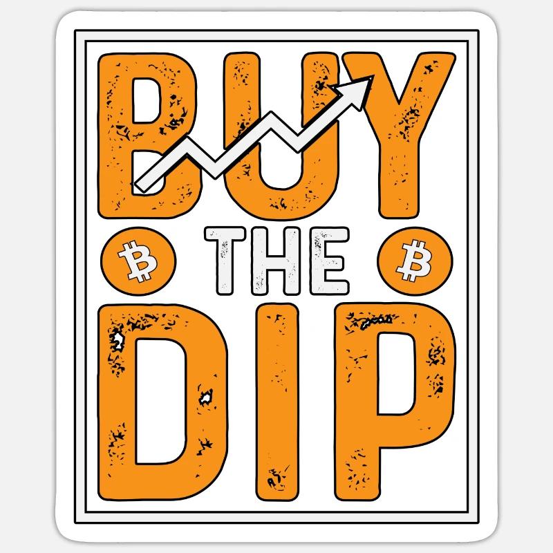 Acheter The Dip Crypto - Sticker taille S (10 x 10 cm) - blanc mat