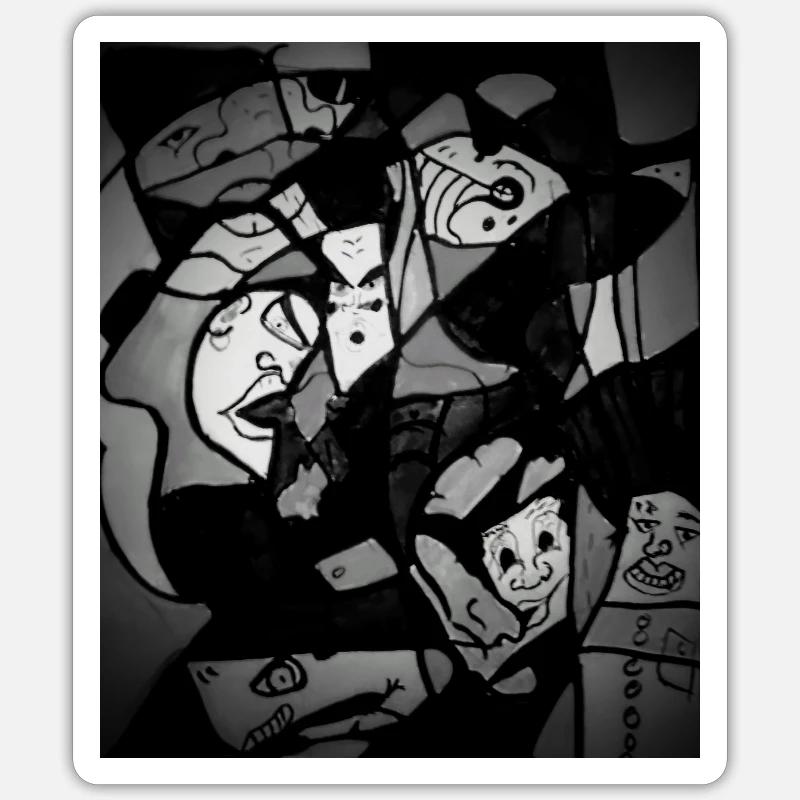 Sticker Größe S (10 x 10 cm) - 